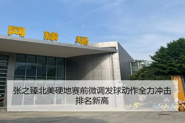 张之臻北美硬地赛前微调发球动作全力冲击排名新高